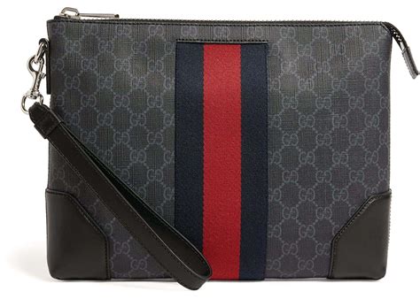 gucci gg supreme web pouch
